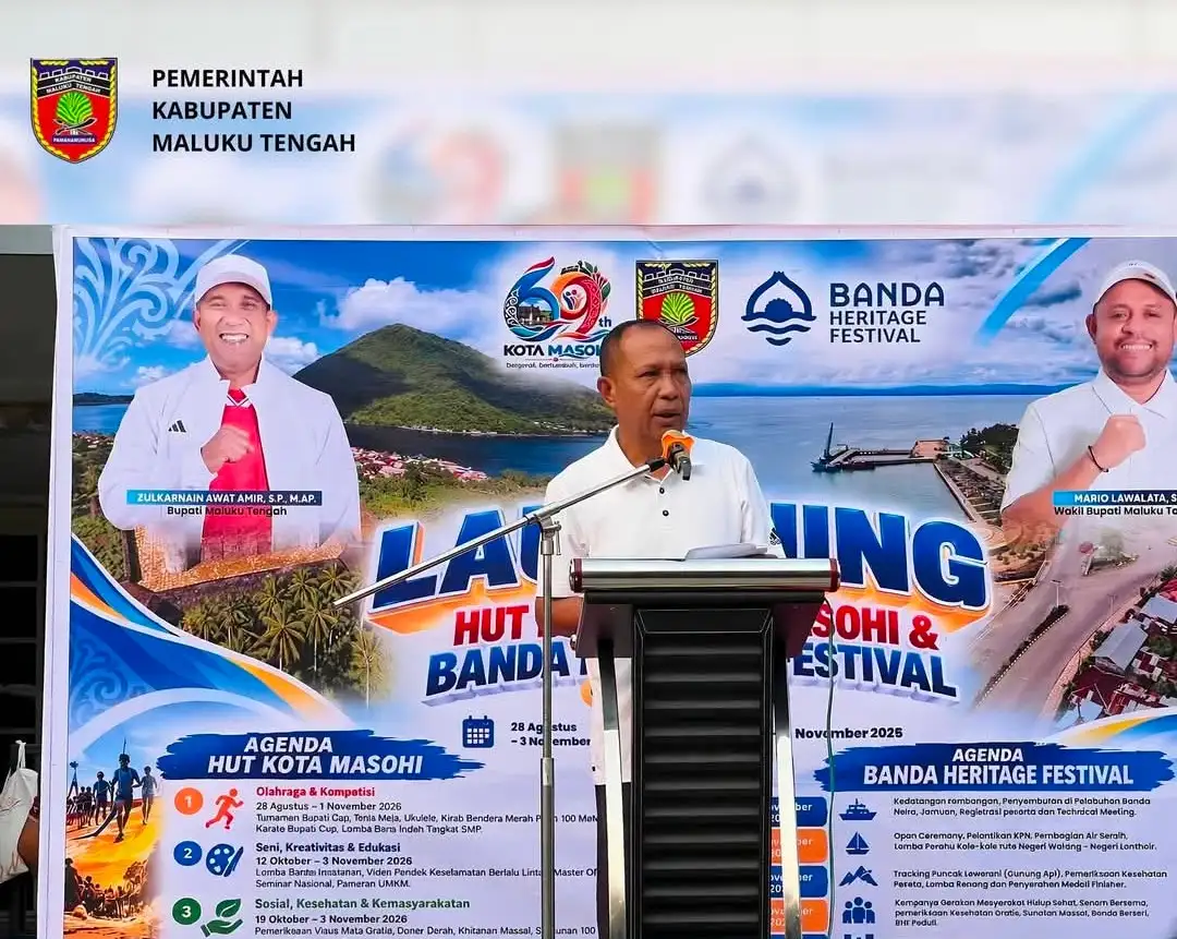 HUT ke-69 Kota Masohi Dan Banda Heritage Festival Chapter II Resmi Diluncurkan