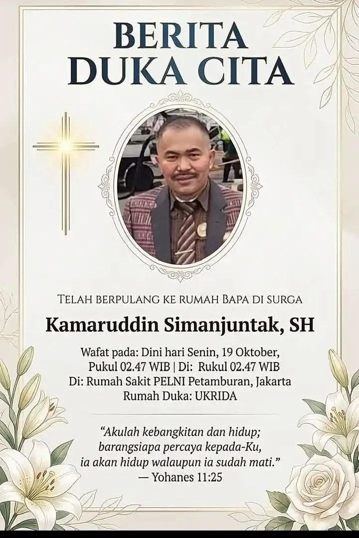 Pengacara Idealis Pembongkar Kasus Sambo dan Kasus Pelecehan Agama Kace Tutup Usia, Dewan Pengawas PEWARNA DKI Jakarta Sampaikan Duka Cita Mendalam