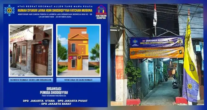 Syukuri Sumpah Pemuda, OPSHID Bangun 59 Unit Rumah Gratis