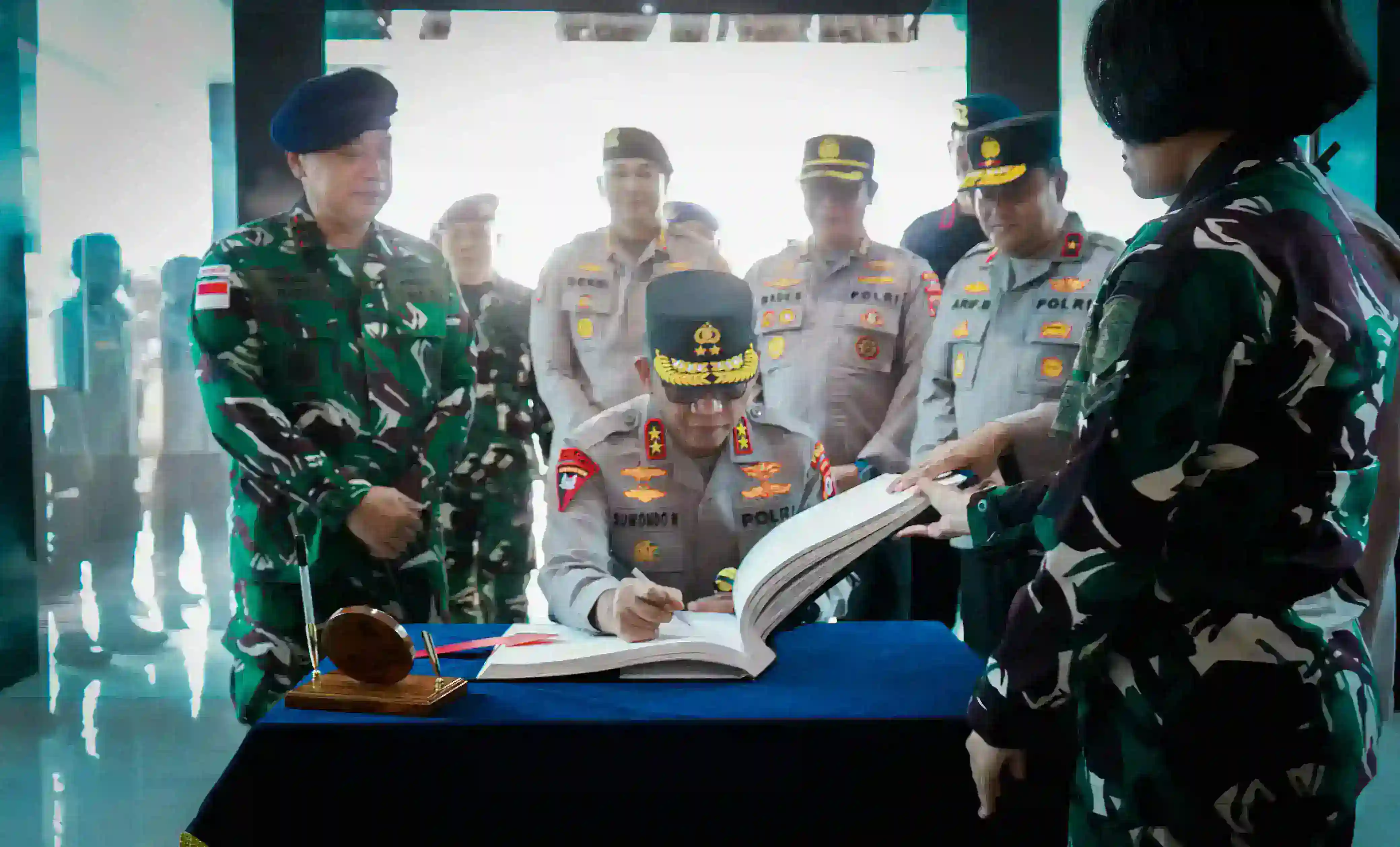 Kodaeral IX dan Polda Maluku Perkuat Sinergi Jaga Stabilitas Keamanan di Maluku
