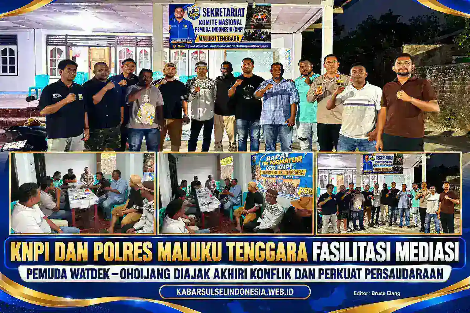 KNPI dan Polres Maluku Tenggara Fasilitasi Mediasi, Pemuda Watdek–Ohoijang Diajak Akhiri Konflik dan Perkuat Persaudaraan