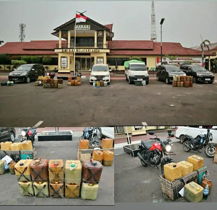 Polres Ketapang, Ungkap Dugaan Penyalahgunaan BBM Dan Amankan Sejumlah Barang Bukti