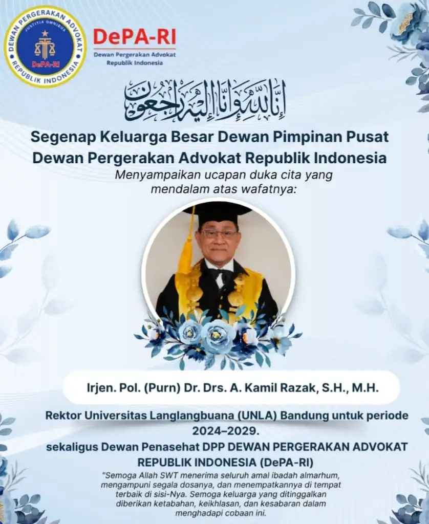 Mengenang Jasa dan Perjuangan Irjen Pol (Purn) Dr. Drs. A. Kamil Razak, SH, MH: Selamat Jalan Tokoh, Guru, dan Sahabat Karib DePA-RI