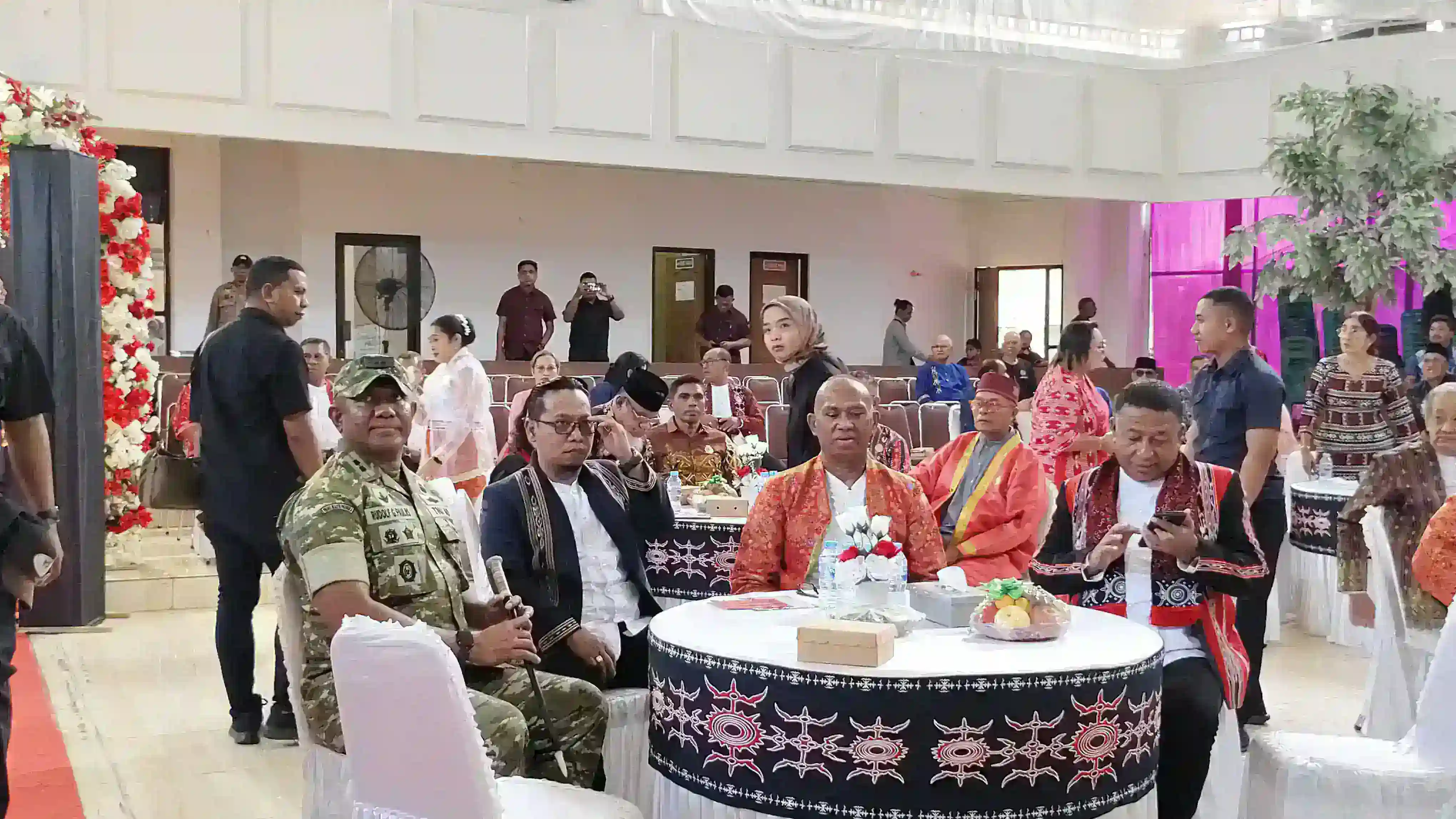 Dandim 1504/Ambon Hadiri Mubes IV Majelis Latupati Maluku, Perkuat Persatuan Pela Gandong