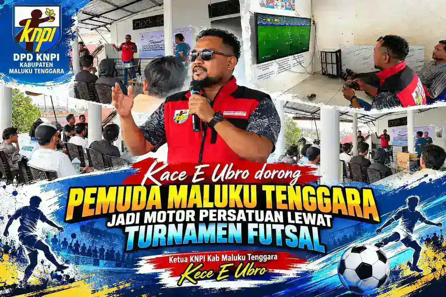 Kace E. Ubro Dorong Pemuda Maluku Tenggara Jadi Motor Persatuan Lewat PS E-FootBall